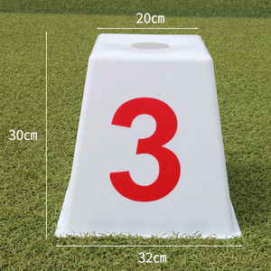 Coni di segno della pista del triangolo di velocità in plastica ABS per la zona di agilità che segna i coni per la pista <span class=keywords><strong>e</strong></span> il campo - Product Image 4