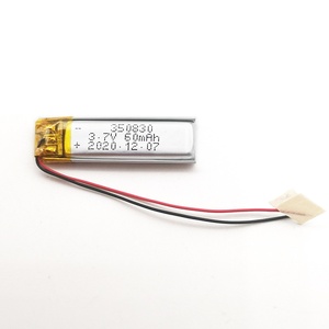Batterie polymère lithium-ion 60 mAh 3,7 V conforme à la réglementation européenne 2023/1542 350830 350640 350745 pour aspirateur robot et brosse à dents - Product Image 2