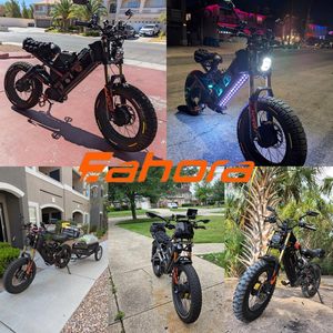 จักรยานไฟฟ้าแบบ All-Weather รุ่น Step-Through ยาง Fat Tire ขนาด 20x4.0 นิ้ว กว้างพิเศษ 52V โครงเหล็กคาร์บอน สำหรับขี่ชายหาด หิมะ ทราย สำรวจกลางแจ้ง รุ่น Romeo Elec - Product Image 2