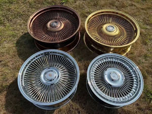 Thép không gỉ nói bánh xe tất cả vàng sâu Món Ăn 100 nói 13x5.5 13x7 14x6 14x7 15 16 17 18 20x8 22x8 24x10 Knock Off dây bánh xe - Product Image 4