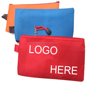 Bir ana cep ve ön üzerinde bir file çanta ile <span class=keywords><strong>2</strong></span> fermuarlı cebi Oxford kalem/kalem torbalar/cüzdan/organizatör çanta - Product Image 1