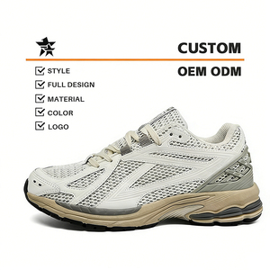 Sneakers Personalizzate Casual Leggere Traspiranti alla Moda con Tomaia in Rete Antiscivolo per Corsa all'Aperto - Product Image 1