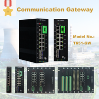 Gateway de Comunicación Industrial con Protocolo Modbus RTU, Modbus TCP, FTP, HTTP, IEC61850
