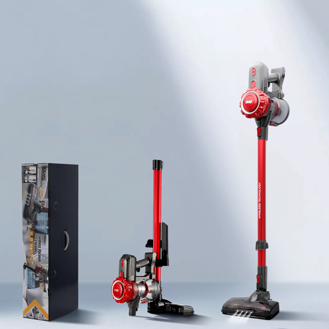 DSP Cordless 22.2V 150W Stick Vacuum Cleaner with LED Brush & Washable HEPA Filter