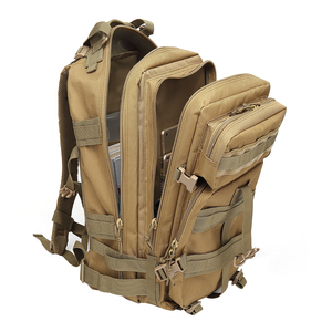 45L Tactical <b>Backpack</b> <b>Waterproof</b> Large Capacity Camouflage Sports Daypack Zipper Closure Polyester Lining For Hiking - Product Image 3