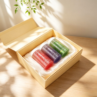 Contenant en verre pour vitamines gélifiées et suppléments quotidiens, avec bouchon sécurité enfant, design coloré et pulvérisateur, disponible en 30ml, 60ml, 90ml, 120ml, 150ml, 180ml