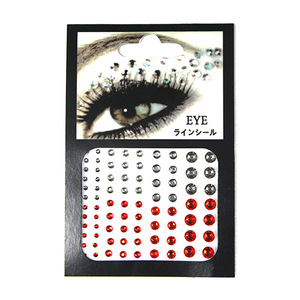 Moda cristal ojo cuerpo cara joyas pegatinas <span class=keywords><strong>3D</strong></span> ceja diamante maquillaje cristal tatuaje ojos pegatinas - Product Image 4