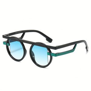Gafas de Sol Redondas Coloridas con Logotipo Personalizado 2025, Divertidas, Retro, para Hombre y Mujer, Y2k, UV400 - Product Image 4