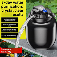 Filtre automatique en plastique SUNSUN série CPF avec stérilisateur UV-C intégré, pompe à eau ultra silencieuse 5L pour bassin à carpes koï extérieur