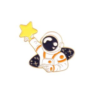 Custom Factory Metal Wholesale Astronaut Brooch Clothing Backpack <b>Hats</b> Bags Enamel Lapel <b>Pin</b> - Product Image 2