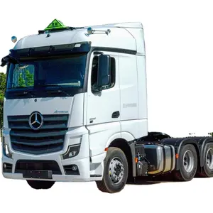 Novo trator 6x4 10 rodas ben primer motor cabeça do trator com cabine de teto alto ACTROS 4x2 1848