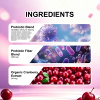 Complément Probiotique Femme 50 milliards UFC 16 Souches Prébiotiques Canneberge à Libération Retardée en Capsules OEM Personnalisé Marque Privée Adulte Teyi