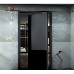 Porte d'entrée manuelle en alliage d'aluminium sur mesure, isolation thermique, design moderne pour projets résidentiels haut de gamme, vente en gros - Product Image 1