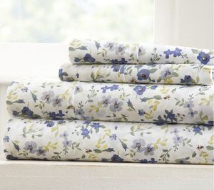 Parure de lit style moderne avec drap housse, ensemble de literie en coton, vente en gros, style américain - Product Image 2