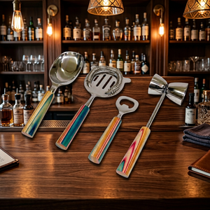Premium Quality Luxury Bar Tool Set Stainless Steel Metal Durable Handle Eco-Friendly Design Customized Packaging Bulk - Product Image 1