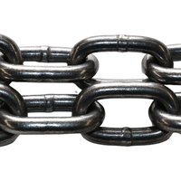 Cadena de eslabones de acero medio largo y plateado de zinc Cadena de elevación de acero inoxidable 304/316 por tambor