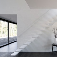 DAIYA — rampe d'escaliers d'intérieur en acier inoxydable, 304 s.s., pour marches, en verre, bricolage, objet en acrylique