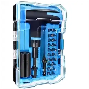 Universal 25 Pieces sleeve tool kit ratchet screwdriver kit with T-shaped handle