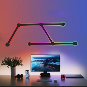 2025 New Design APP Control 6PCS Kit <b>Led</b> Motion <b>Sensor</b> RGB <b>Light</b> Decoration Smart Home Wall <b>Lights</b> 6PCS Kit - Product Image 3
