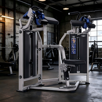 Appareil de musculation pour la gym : Machine à fessiers debout avec rembourrage ergonomique, cadre en acier robuste, machine à biceps sélectionnable, équipement de fitness
