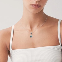 Abalorios de Plata de Ley 925 para Mujer, Diseño de Cactus y Aguacate Verdes de Verano, con Zirconia, Ideales para Pulseras Colgantes y Collares DIY