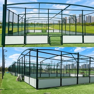 Système <span class=keywords><strong>de</strong></span> clôture pour terrain <span class=keywords><strong>de</strong></span> football en treillis métallique, clôture <span class=keywords><strong>de</strong></span> terrain <span class=keywords><strong>de</strong></span> soccer 3v3 avec panneau composite <span class=keywords><strong>de</strong></span> 1m pour aire <span class=keywords><strong>de</strong></span> jeu <span class=keywords><strong>de</strong></span> football - Product Image 1