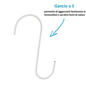 Angel-Shaped Radiator Humidifiers Set of 3 with <b>S</b>-<b>Hook</b> 14x4.5x14 Cm - Product Image 5