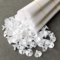 Youlun Eco-Friendly White Color 100pcs Pack 12in & 16in Balloon Pole Sticks Holder pour toutes les fêtes de mariage