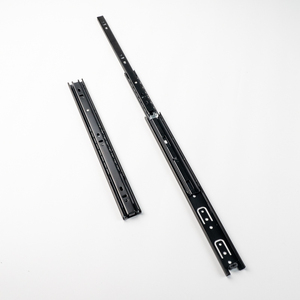 Hiện đại 45mm thép cán nguội ba phần ĐÔI MÙA XUÂN ngăn kéo Slide 8-24 inch câm giảm xóc đệm cho tủ quần áo nhà bếp - Product Image 5