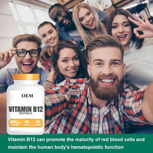 ויטמין b מורכב קפסולה רכה b1 b6 oem תוספת אנרגיה תמיכה ויטמין b כמוסה מורכבת - Product Image 6