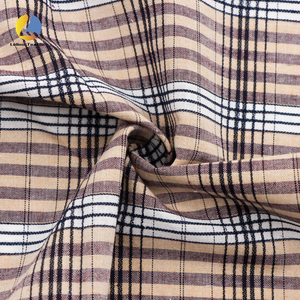 Offre Spéciale moderne tissu à carreaux uni Polyester coton mélangé Plaid rayure Jacquard tissu bleu vichy matériel pour les chemises pour hommes - Product Image 6