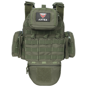 New Model 8128 Outdoor Fully Protective Multifunctional Tactical <b>Vest</b> – Abrasion-Resistant 1000D Polyester MOLLE Tactical <b>Vest</b> - Product Image 2