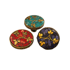 Maniglie in Lega di Stile <span class=keywords><strong>Etnico</strong></span> Squisito, Intricatamente Lavorate per Armadi, Cassetti e <span class=keywords><strong>Mobili</strong></span> con Dettagli Culturali Autentici - Product Image 5