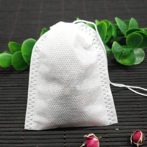 Disposable Empty Non-woven Drawstring Seal Filter Loose Leaf <strong>Tea</strong> <strong>Bags</strong> - Product Image 6