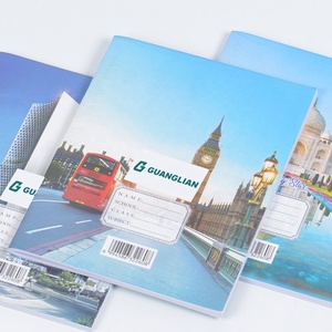 สมุดจดแบบนิ่มลายสถาปัตยกรรมแบบ A5 120หน้าสมุดแบบฝึกหัดสมุดเย็บสำหรับนักเรียนโรงเรียนอานม้า - Product Image 3