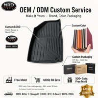 Tapis de sol en TPE pour BYD Seagull Dolphin Atto 1 RHD EV 2025 – Approvisionnement direct usine |   Tapis de voiture sur mesure OEM/ODM imperméables avec rebord surélevé 3D