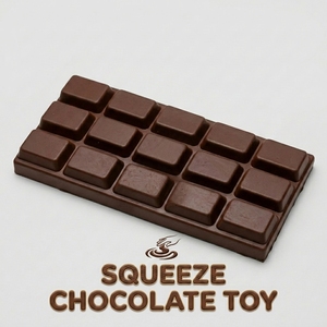 New Wholesale Creative <b>Chocolate</b> Big <b>Slab</b> Slow Rebound Flavor Toy Realistic <b>Chocolate</b> Squishy Toy - Product Image 3