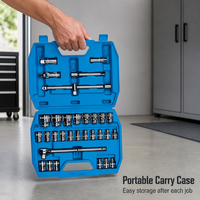 Jeu de clés à cliquet multifonctionnelles de 32 pièces, engrenage à 72 dents, kit d'outils d'entretien automobile