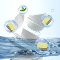 Tablettes de lavage de vaisselle écologiques Totclean avec 30%-50% d'ingrédients actifs pour l'élimination des taches, nettoyage efficace dans les cuisines domestiques