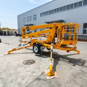 Plataforma Elevadora Articulada Remolcable, Telescópica, Hidráulica, con Motor Diésel/Eléctrico para Construcción, Mantenimiento y <span class=keywords><strong>Alquiler</strong></span> - Product Image 6