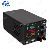 Alimentation électrique régulée CC réglable MYAMI MY-K3005MS 30V 5A 150W avec charge rapide USB 9V 2A 18W pour la réparation de téléphones mobiles