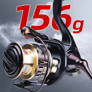 Carrete de Pesca HISTAR Extreme Spinning para Mano Izquierda, Aleación de Aluminio Ligero, Bobina Metálica, para Líneas Finas y Micro-Objetos - Product Image 1