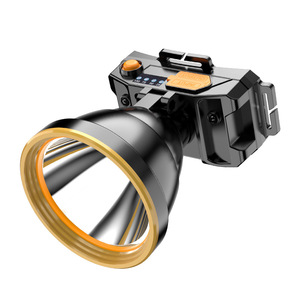 Lampe frontale LED rechargeable en alliage d'aluminium, étanche, 20 000 heures d'autonomie, haute luminosité, pour course nocturne en extérieur - Product Image 2