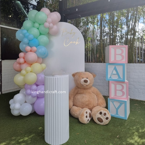 Base de Exhibición de Madera Simple y Moderna Hecha a Mano para Decoración de Bodas, Cumpleaños y Aniversarios, Proveedor Mayorista OEM ODM - Product Image 5