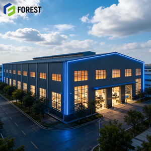 อาคารโครงสร้างเหล็ก ทนทานต่อการกัดกร่อน สำหรับศูนย์จัดแสดงสินค้า ป้องกันสภาพอากาศ ได้รับการรับรองมาตรฐาน Fda และ Ce สถาปัตยกรรมเหล็ก - Product Image 1