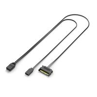 Angitu Prêt à expédier Câble d'alimentation de réinitialisation Sata à ARGB PC 5V ARGB 3-Pin Lighting Controls PC Manual Computer RESET ARGB Controller