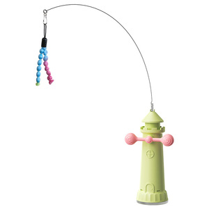 Moderno Juguete Ecológico <span class=keywords><strong>de</strong></span> Plástico para Gatos con Diseño <span class=keywords><strong>de</strong></span> <span class=keywords><strong>Faro</strong></span> Giratorio y Base <span class=keywords><strong>de</strong></span> Ventosa Antideslizante - Product Image 3