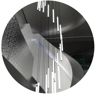 Lustre suspendu pour escalier, Loft, Design de luxe, luminaire décoratif d'intérieur, idéal pour un salon, une Villa ou des escaliers