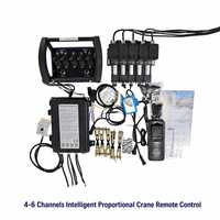 Télécommande de grue sans fil intelligente à 4-6 canaux, contrôleur industriel certifié CE