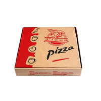 Boîte à pizza en carton carré personnalisée avec logo, série SP3423, écologique, recyclable, résistante à l'huile, pour restaurant